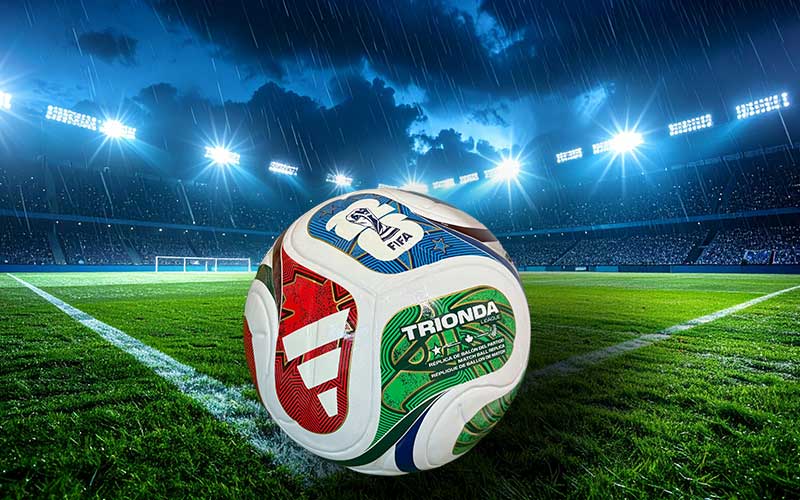 Smart Soccer Ball on Field